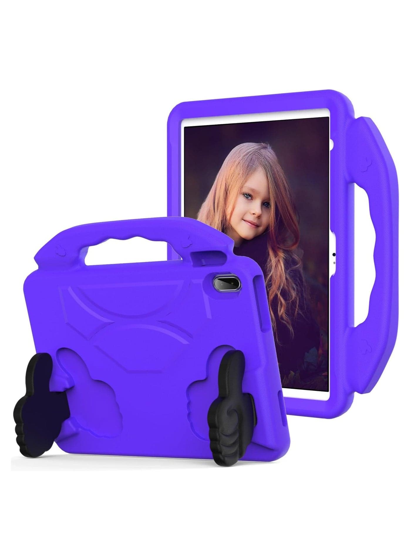 Child-Safe Protective Case Compatible with iPad 11th Generation 11-inch (A16, 2025)/iPad 10th Generation 10.9-inch (2022), Lightweight EVA Protective Handle Stand Case
