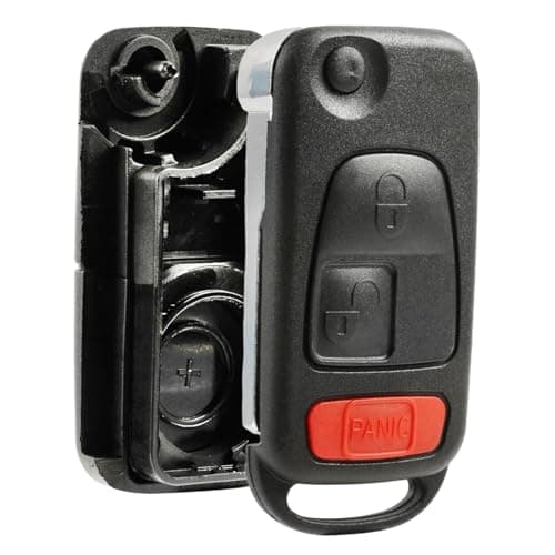 Key Fob Keyless Entry Remote Flip Shell Case & Pad