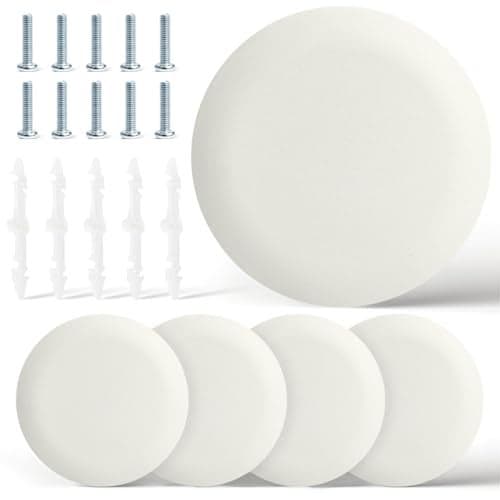 CP3540 Ceiling Cover Plate, Round Electrical Box Cover - 5 Pcs
