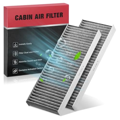 BDFHYK CF10553 Cabin Air Filter w/Activated Carbon Compatible with Nissan 2005-2012 Pathfinder, 2012-2015 NV1500/NV2500/NV3500, 2005-2015 Xterra, 2005-2021 Frontier, Compatible with Suzuki Equator