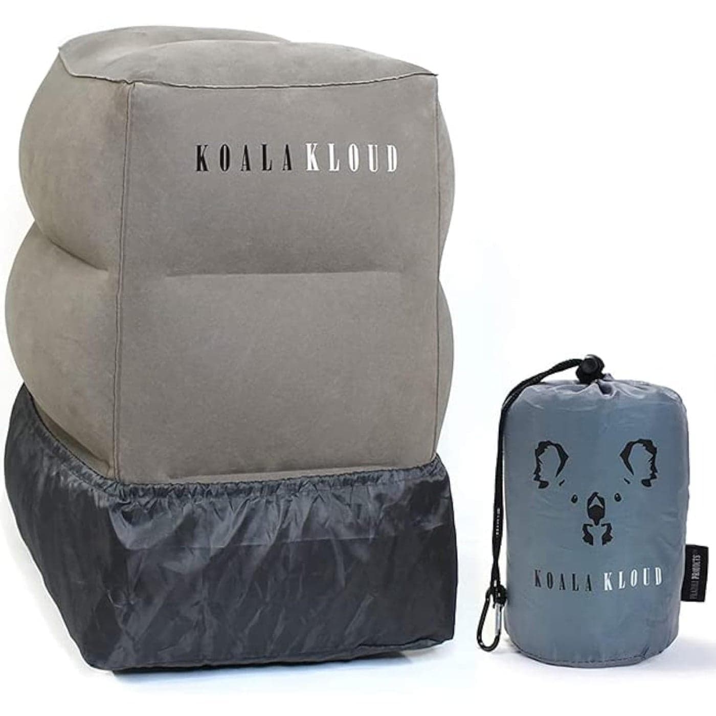 Koala Kloud Inflatable Foot Rest Pillow for Toddlers Kids Ideal for Flights Car Seats or Under Desk Use