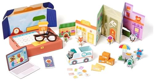 Sago Mini Big City Activity Box with Pretend Play Toys a Collectible Toy Figure Kids Toys for Boys Girls Ages 3 and up
