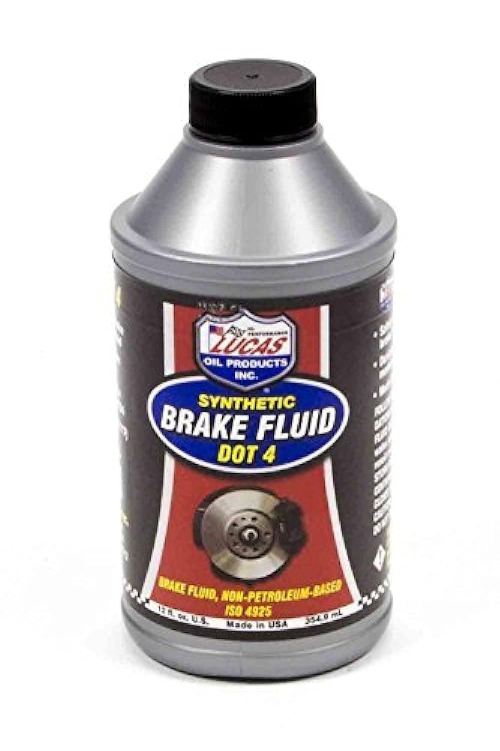 Lucas Oil DOT 4 Brake Fluid 12.00 oz Each P/N 10827