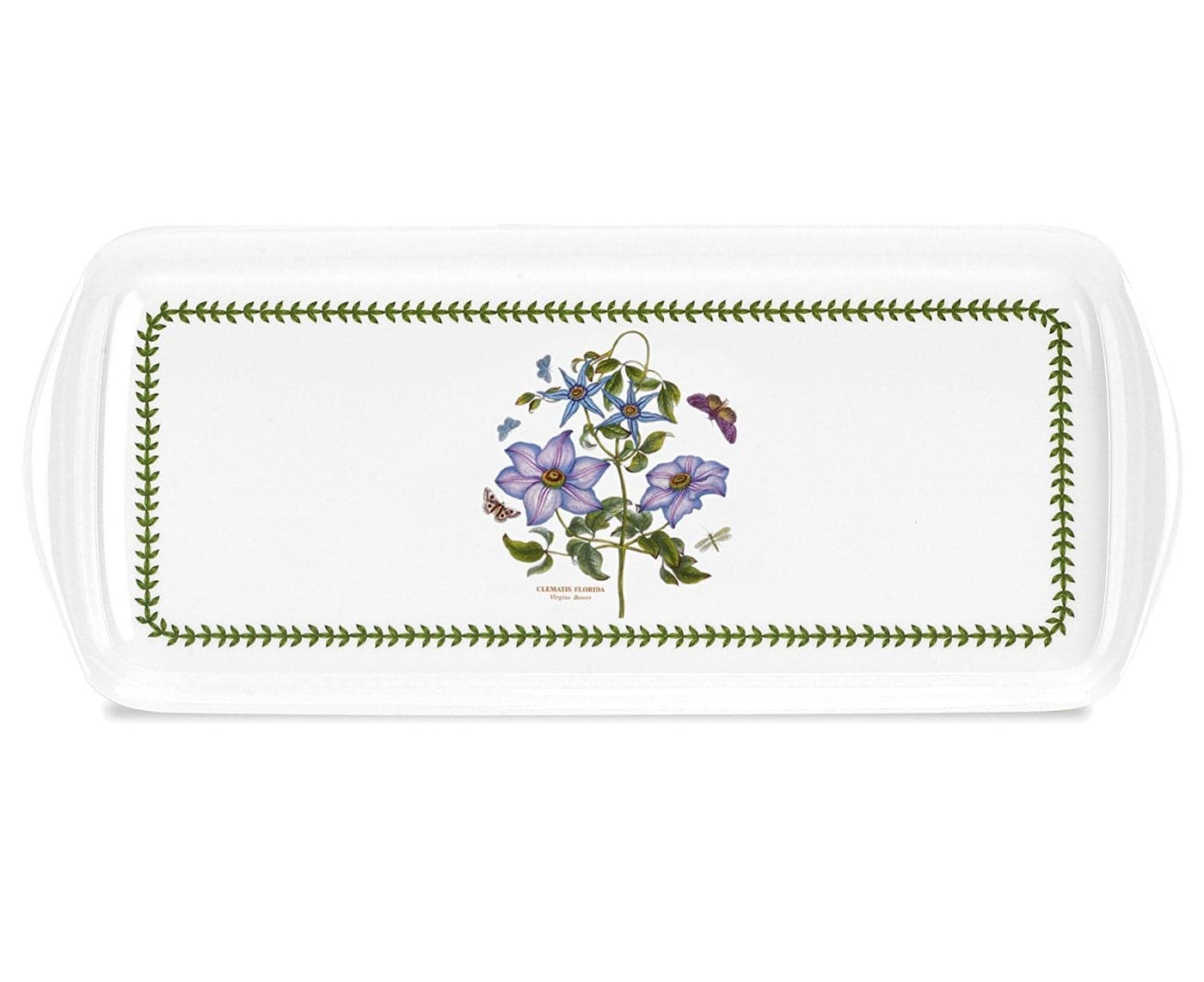 Portmeirion Home Gifts Pimpernel Clematis BG Sandwich Tray