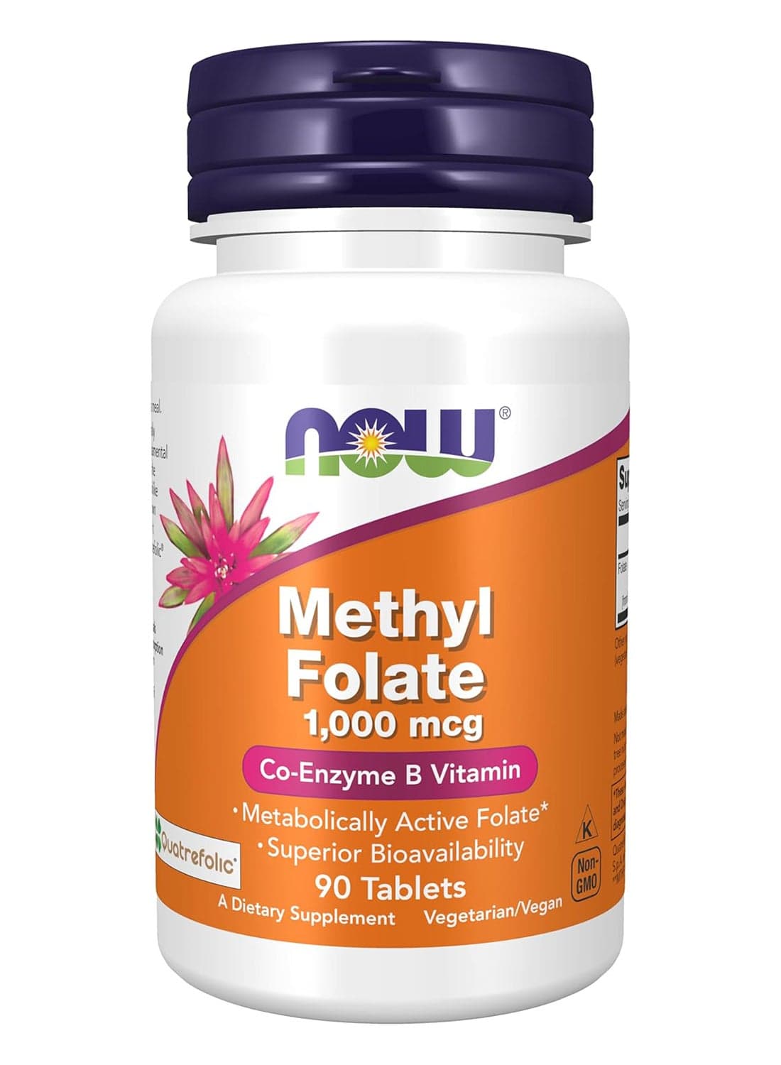 Methyl Folate, Co-Enzyme B Vitamin, 90 Tablets