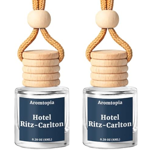 Car Air Fresheners Hanging Car Fragrance Diffuser Aromtopia Elegant HotelInspired Scent Car Odor Eliminator LongLasting Car Accessories Gift for Women Men Gift Hotel RitzCarlton Pack of 2