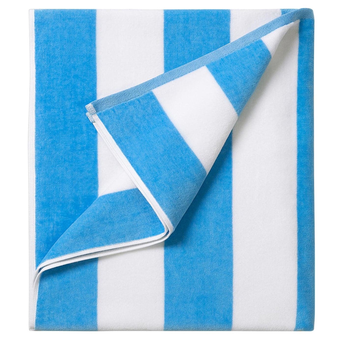 LULUHOME Large Oversized Beach Towel Big Cotton 36 x 70 Inch Striped Pool Towel Large Cabana Soft Swimming Towel for Adult Men WomenBlue