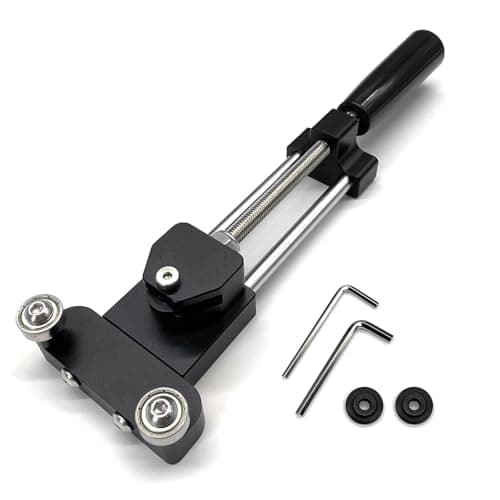 minlen Aluminum Oil Filter Cutter, Universal Oil Filter Cutting Tool for Filter Cutting Range 2"-4" (Include 3 Replaceble Cutting Blades) Black