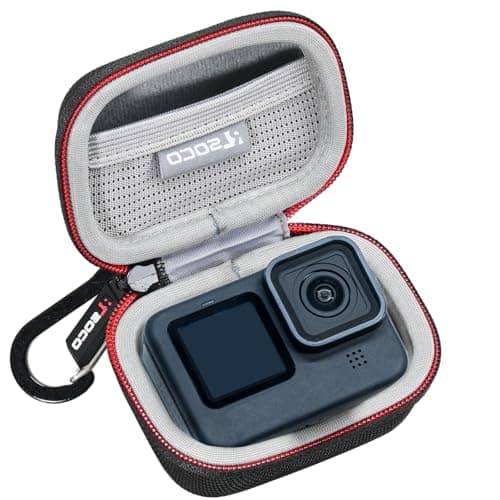 RLSOCO Carrying Case for GoPro HERO13 / HERO12 / HERO11 / HERO10 / HERO9 & DJI Osmo Action 5 Pro/Action 4 Waterproof Action Camera (Case Only)
