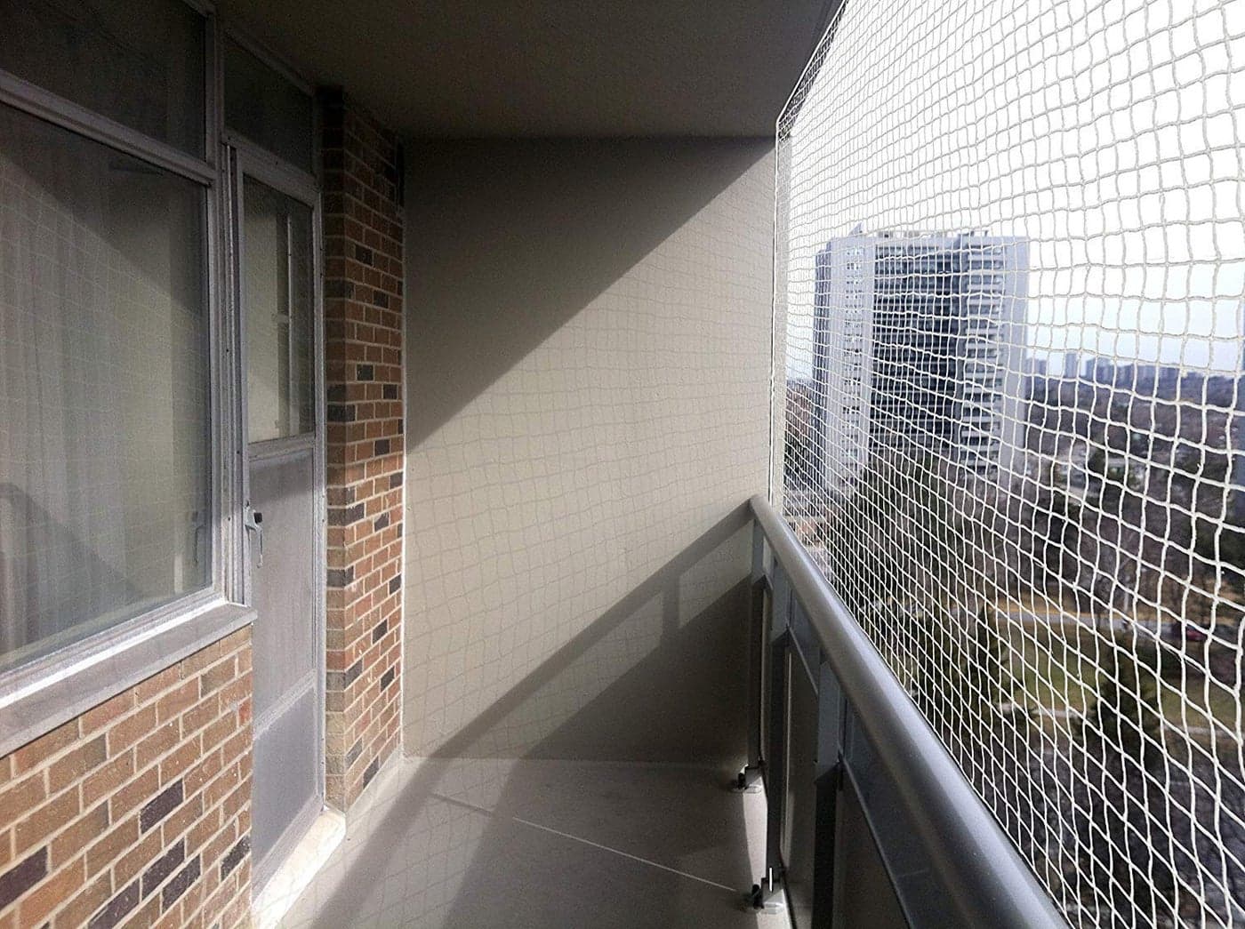 AMZ SPORTS NETS Nylon Mesh Balcony Net/Bird Net/Monkey Net/Child Protection Net (White) (24 Ply, 10 Ft. X 15 Ft.)