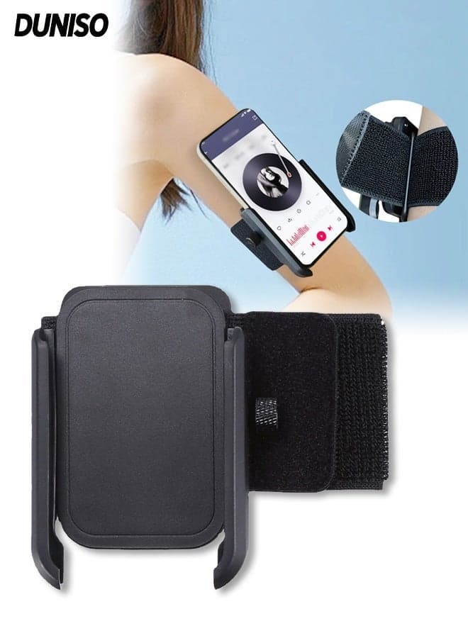 Wristband Phone Holder,Sports Armband,Running Phone Armband,360° Rotation and Detachable,for Outdoor Running, Sports, Camping, Cycling, and Hiking,for All Phones