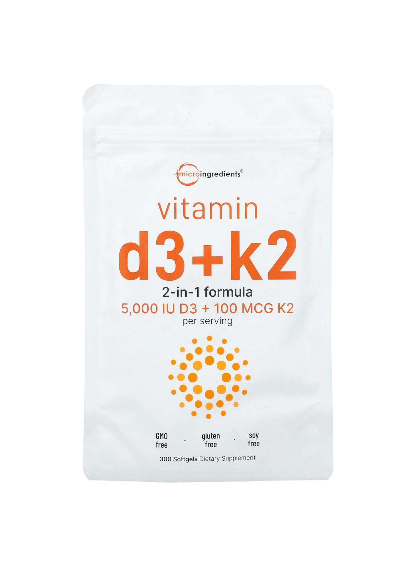 Vitamin D3 + K2, 300 Softgels