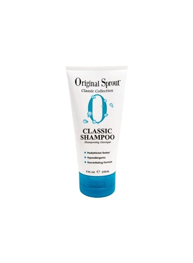 Classic Shampoo, Hair Products for Baby's, Toddler's, Kids, & Adult Women & Men, Helps Alleviate Dandruff or Dry Scalp, Sulfate Free (4 oz)