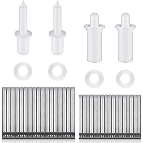 Jetec 85 Pieces Repair Plantation Shutters Tool Set Plantation Shutter Louvers Staples Replacement Repair Pins for Windows Tools Supplies (Mixed Sizes)