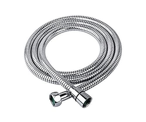 JAGGER JHF0015 Stainless Steel Double-Buckle Flexible Shower Hose Hand Shower Hose Shower Tube, Health Faucet Tube for Bathroom, Faucet Pipe for Toilet, Flexible Tube (1 PCS) (1.5 METER)