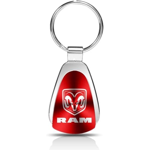 AU-TOMOTIVE GOLD, INC. Officially Licensed Red Teardrop Key Fob for Ram