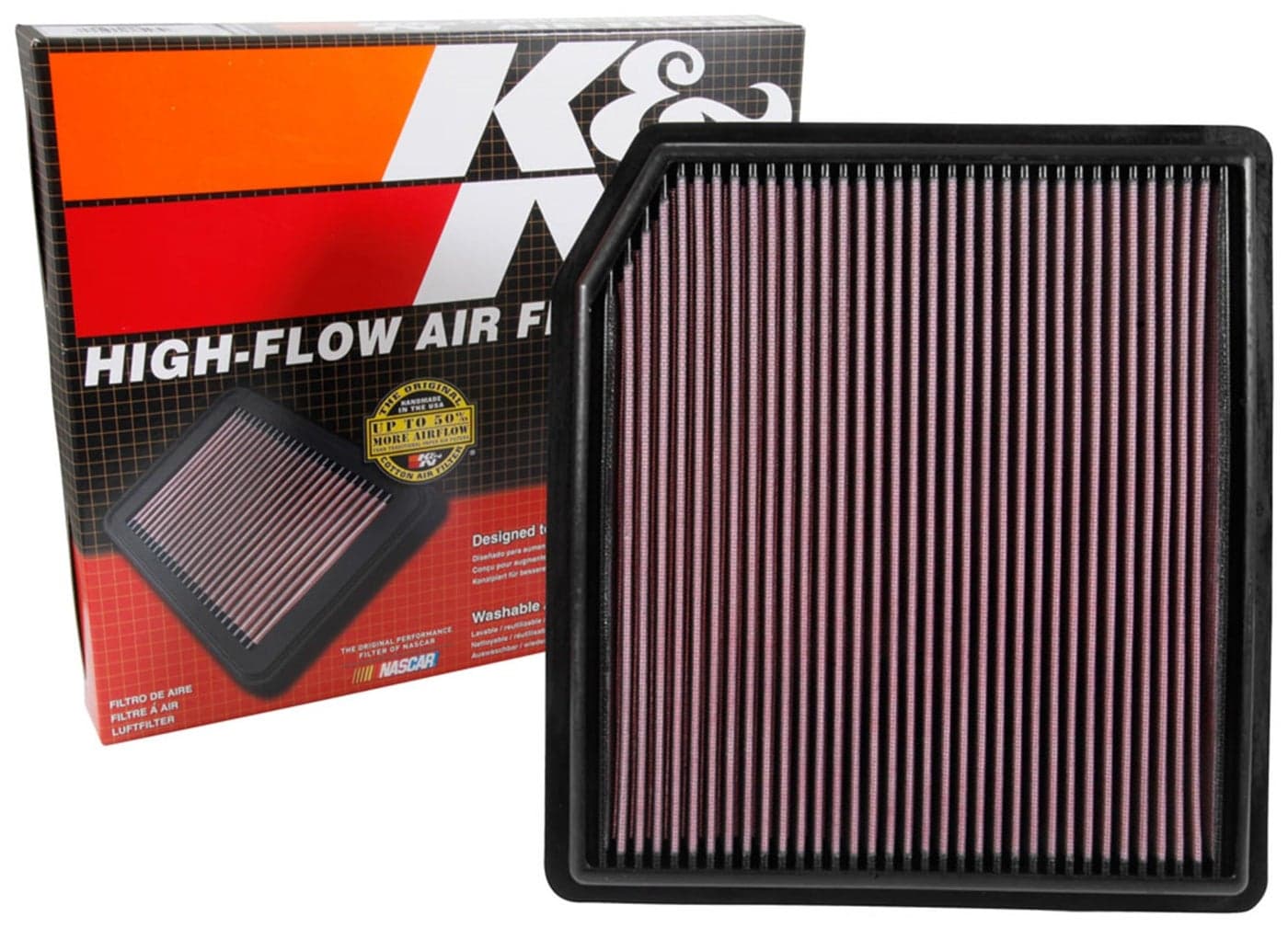 KN Engine Air Filter Increase Power Acceleration Washable Premium Replacement Car Air Filter Compatible with 20152019 SUZUKI SCross Vitara 333069