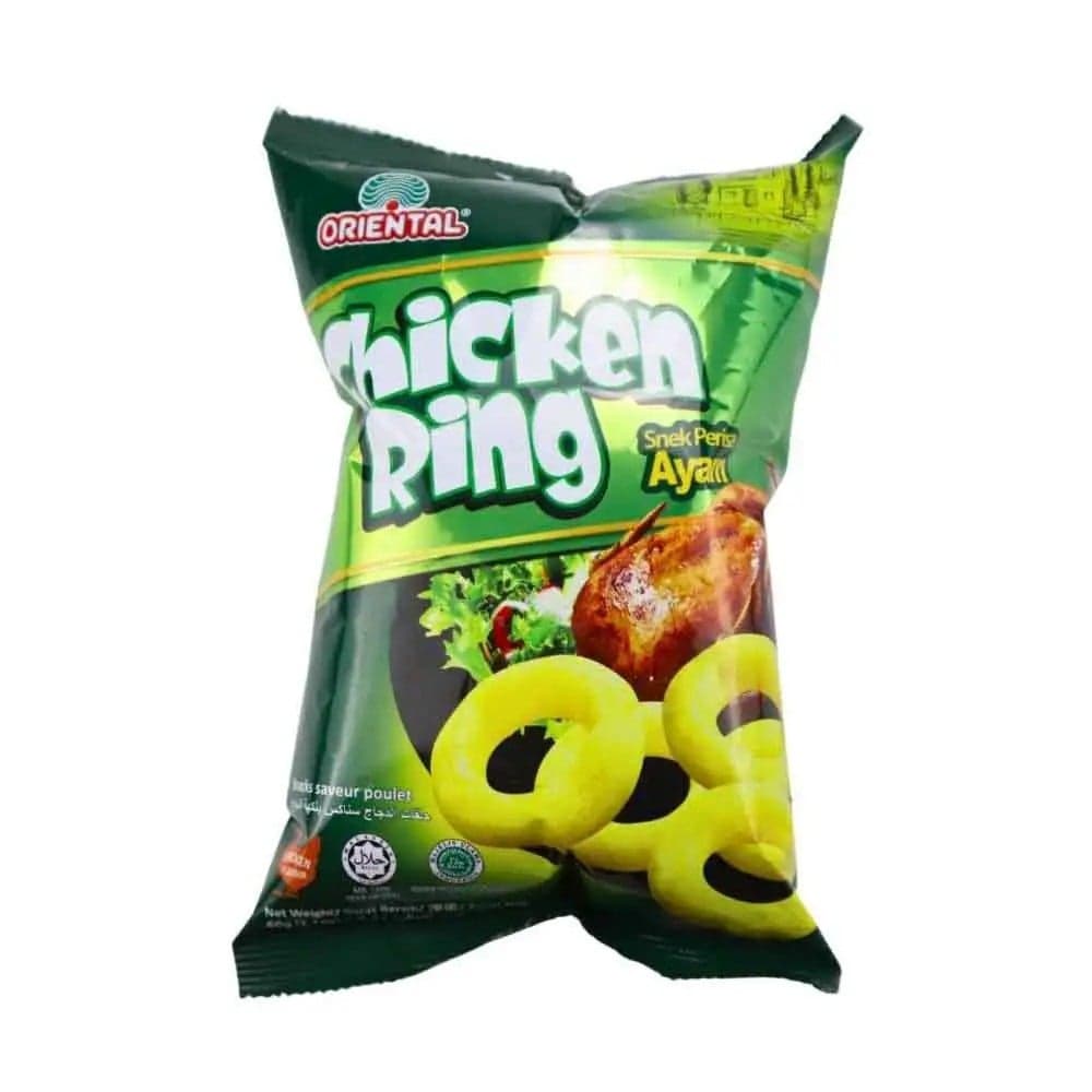 Oriental Chicken Ring Snacks Snek Perisa Ayam Chips- 60gms