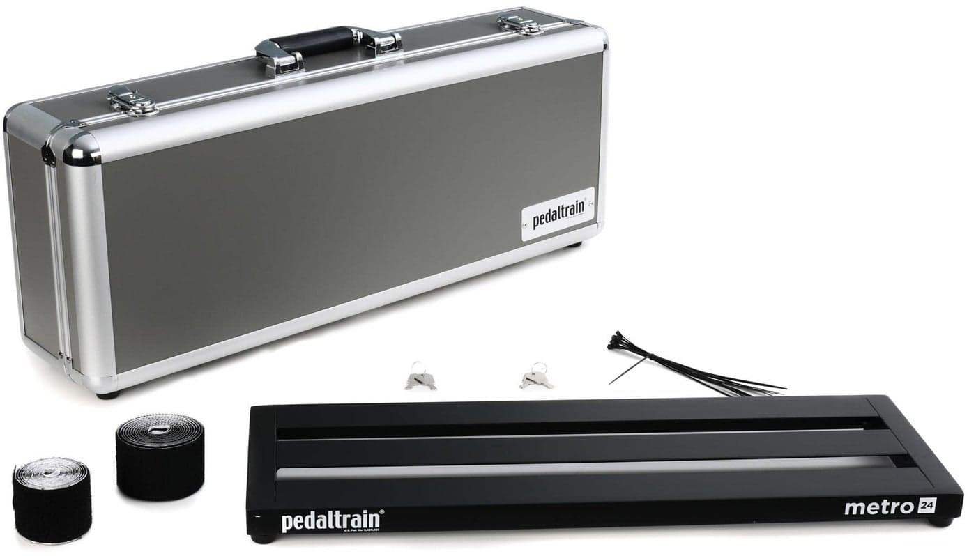 Pedaltrain Metro 24 24-inch x 8-inch Pedalboard with Hard Case