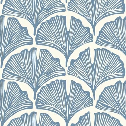 TEKCOOL Wallpaper for Home & Kitchen | Peel and Stick | Self Adhesive | Easy to Clean | Waterproof | Easy Line Up | Ideal for Wall Decoration | 17.7X118Inch | Zebra Blue (Pack of 1)
