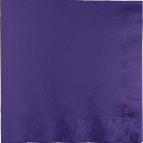 250-Count Touch of Color 3-Ply Paper Dinner Napkins, Purple