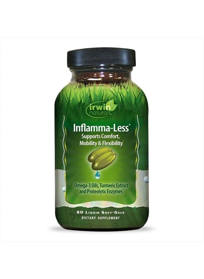 Inflamma-Less, Promotes Comfort, Mobility & Flexibility, 80 Liquid Softgels