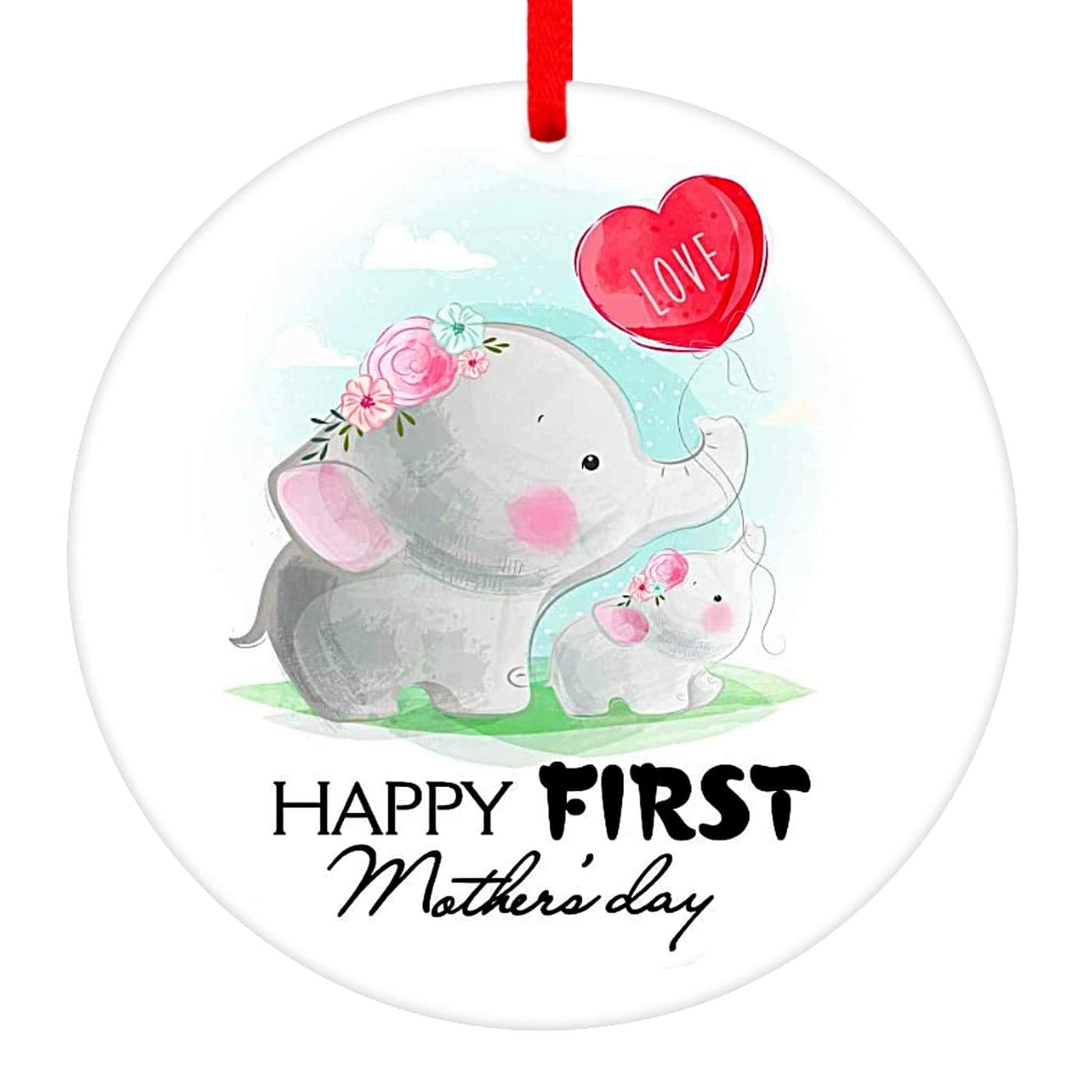 FaCraft First Mothers Day Ornament Gifts for New Mom First Time Mom Gift 1st Mothers Day Keepsake Gifts for Expecting Pregnant Mommys Mother to be New Parents from Daughter Son Baby Baby Shower