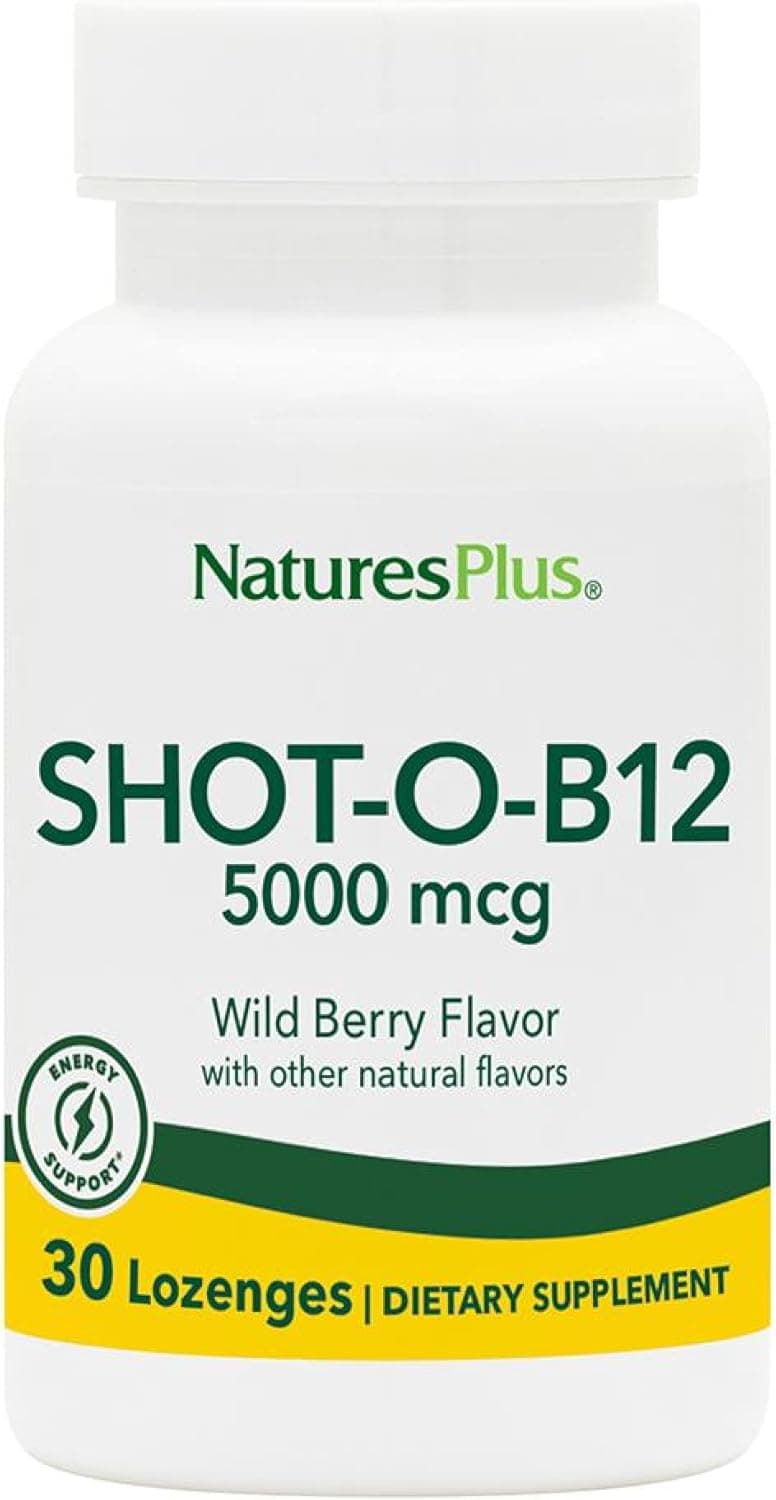 Shot-O-B12 Wild Berry Lozenges for Energy Support