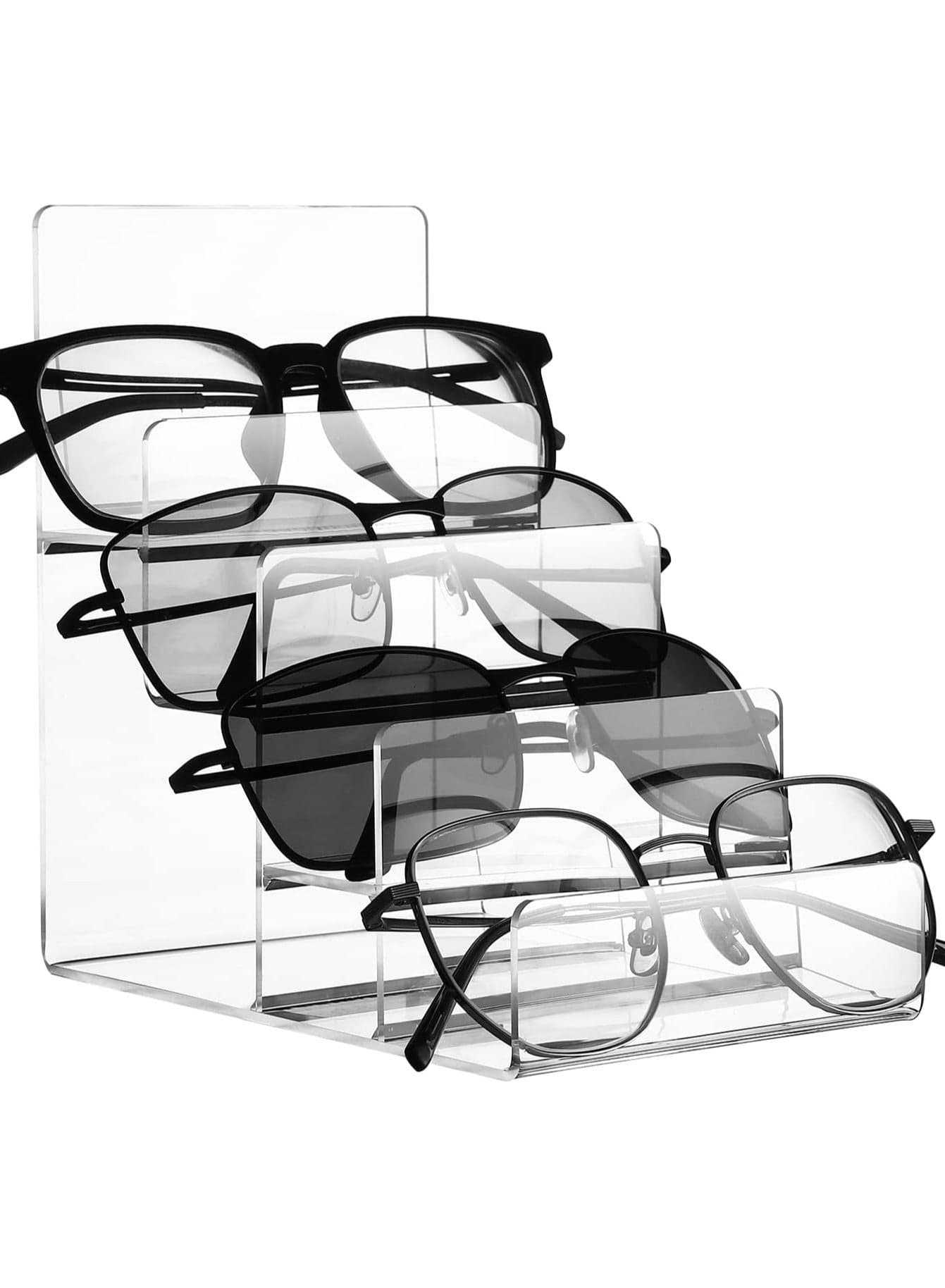 Wallet Display Rack Acrylic Wallet Holder Purse Stand Shelf Jewelry Glasses Display Riser for Retail Store Home