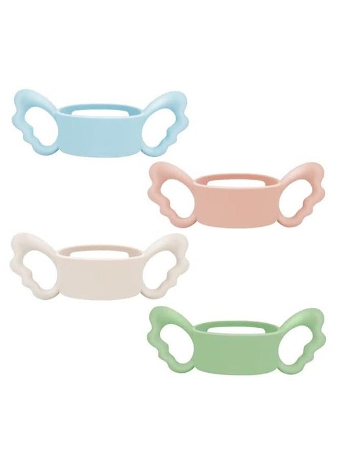 Pack Of 4 Silicone Wide-Neck Baby Bottle Handles, 6 - 7 CM