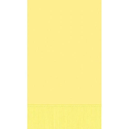 Light Yellow 3Ply Guest Towels Pack of 16 Party Supply