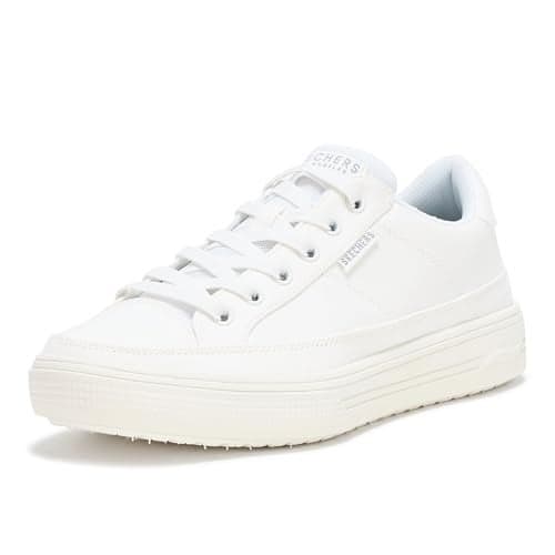 Skechers Men's Arch FIT Arcade-Meet YA There Sneaker, White, 8.5