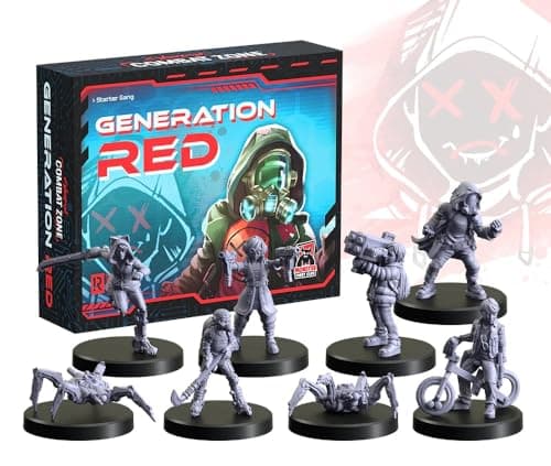 Monster Fight Club Cyberpunk Red Combat Zone Miniatures Expansion Generation Red Starter Gang