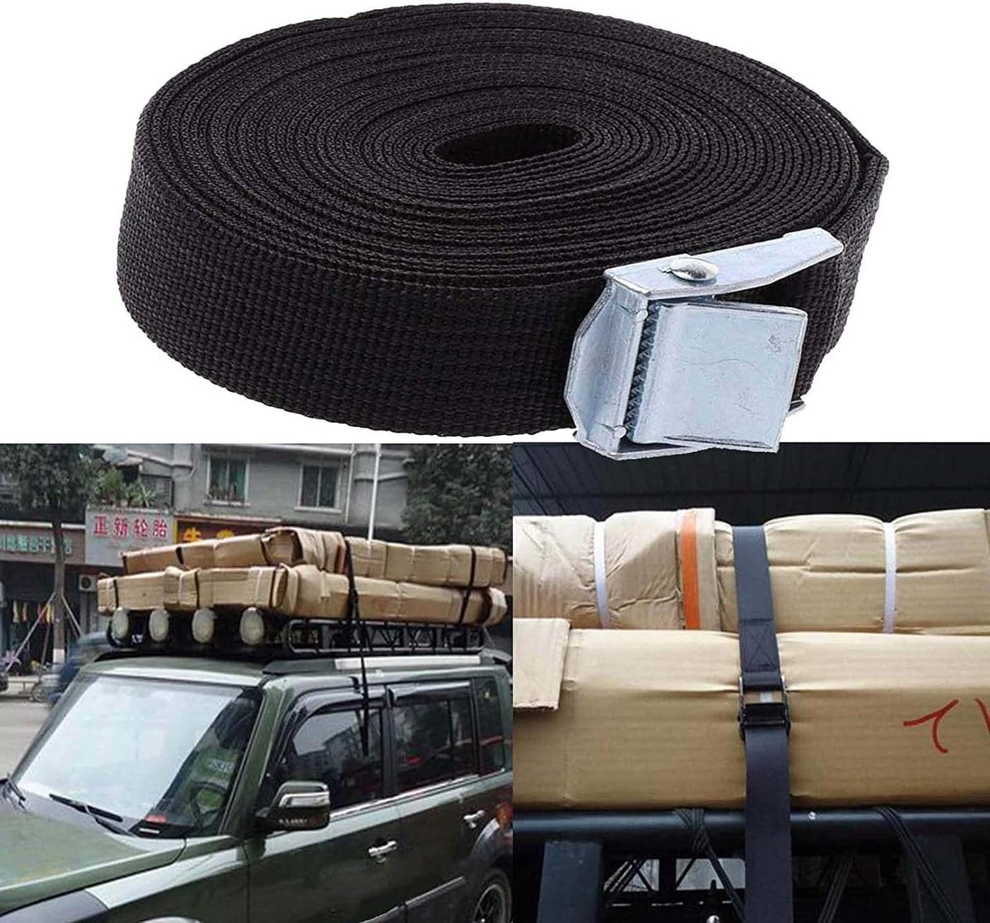 DIY Crafts 2 Pc, Multi, Break Tie Down Straps Lashing Strap Cargo Straps Cam Buckle Travel Luggage Accessories Lashing Motorcycles Lawn Equipment MOV (2 Pc, Multi)