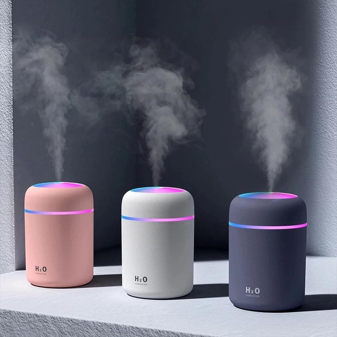 VIROLEP Humidifier for Room Moisture Aroma Diffuser for Home Mist Maker Cool Mist Aromadifuser Small Quiet Air Humidifier Ultrasonic Essential Oil Diffuser
