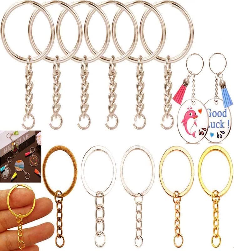 DIY Crafts As Image, Pack Of 5 Pcs, 25mm Metal (As Image, Pack Of 5 Pcs)