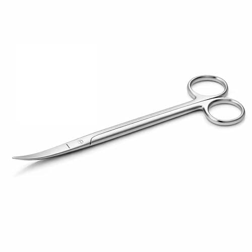 IS IndoSurgicals Metzenbaum Scissor Blunt/Blunt (Curved, 6"), Silver