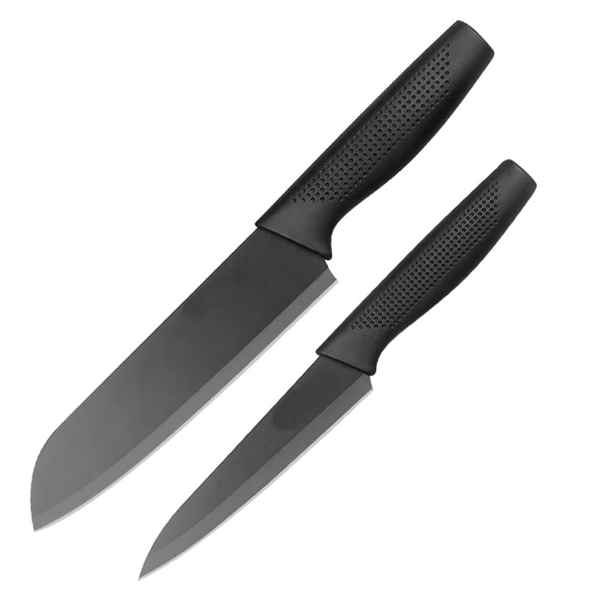 PLENARO Chef Kitchen Knife with Sheath High Carbon Stainless Steel Ultra Sharp Cooking Knife with Ergonomic Handle Well Balanced Easy to Clean Dishwasher Safe Black Knife Set AAB
