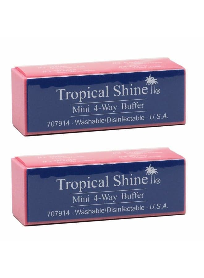 Mini 4-Way Nail Buffer Block 2 piece
