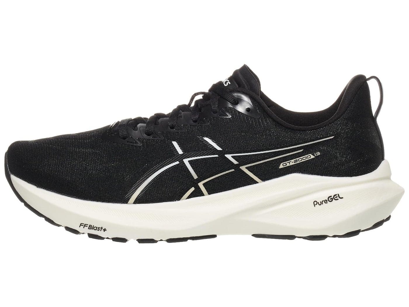 ASICS Men's GT-2000 13 Running Shoe, 11, Black/White