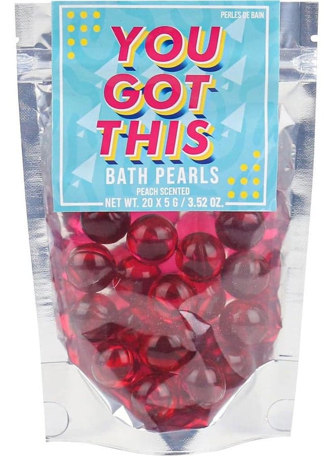 Bath Pearls You Got This 20-Pack Peach Scent, Multicoloured