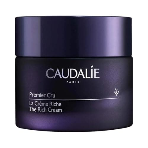 Caudalie Premier Cru The Rich Cream, Skin Barrier Repairing Rich Moisturizer with Ceramides, Refillable Jar - 50 mL