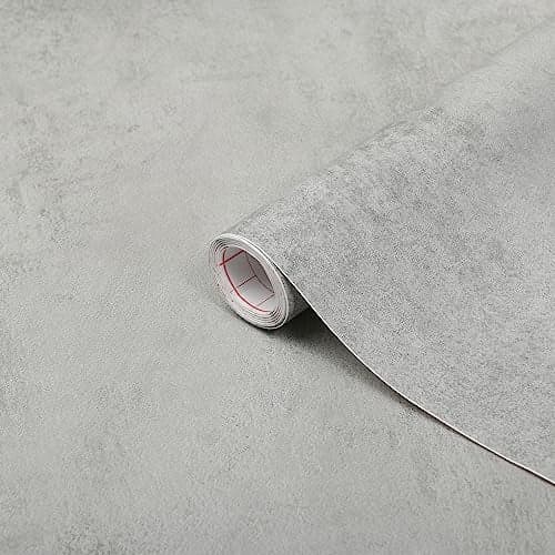 d-c-fix 346-0672 Decorative Self-Adhesive Film, Concrete Grey, 17" x 78" Roll