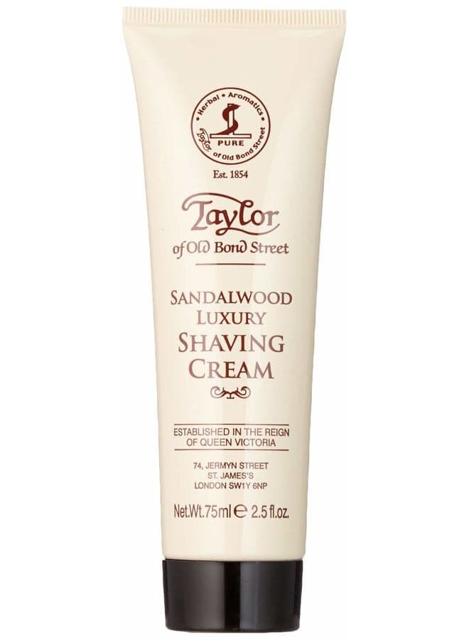 75ml Sandalwood Shaving Cream Tube