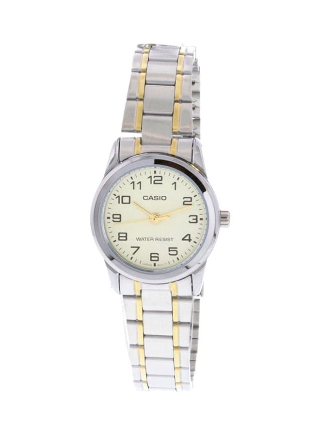 Women Dress Water Resistant Analog Watch LTPV001SG-9B - 25 mm - Silver/Gold