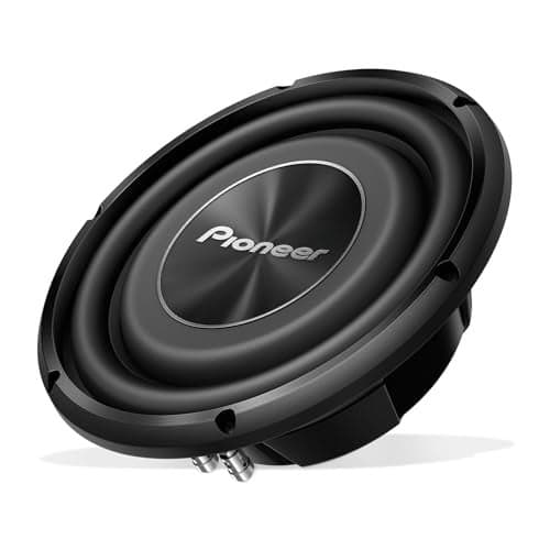 PIONEER ASeries TSA2500LS4 10 Subwoofer 1200W Max ShallowMount Design Deep Bass in Tight Spaces