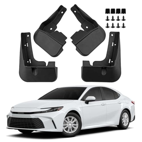Car Mud Splash Guards Mud Flaps Fender Kit for Toyota Camry Sedan LE XLE 2025 Mudguard Accessories Front and Rear 4PC Set LE XLE Model