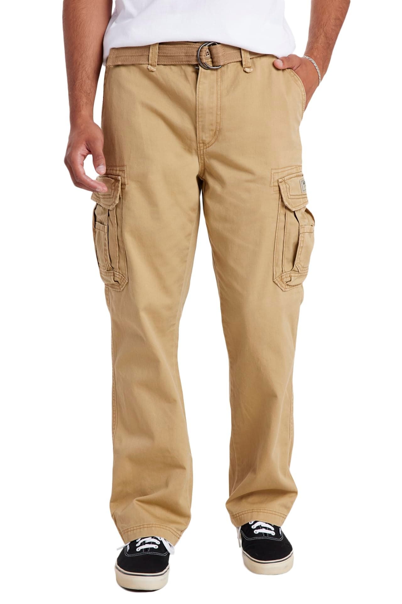 Unionbay Men's Survivor Iv Relaxed Fit Cargo Pant - Reg and Big and Tall Sizes, rye, 46x30