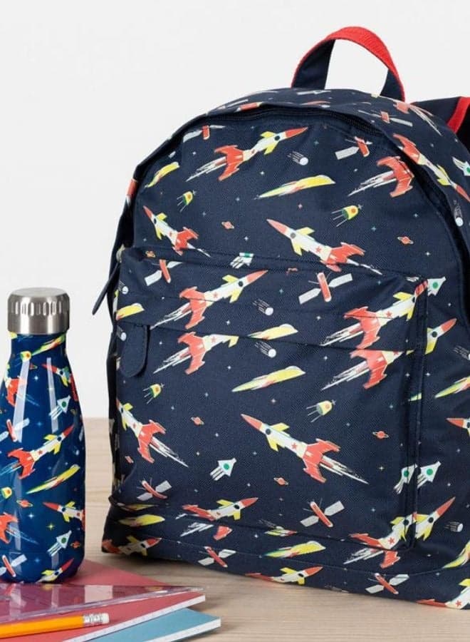 Space Age Kids Backpack – Durable and Fun Space-Themed School Bag for Boys and Girls – Lightweight Children’s Backpack for Travel, Kindergarten, and Everyday Use