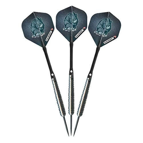 Elkadart Rhino 80 Tungsten Steel Tip Darts with StorageTravel Case 25 Grams